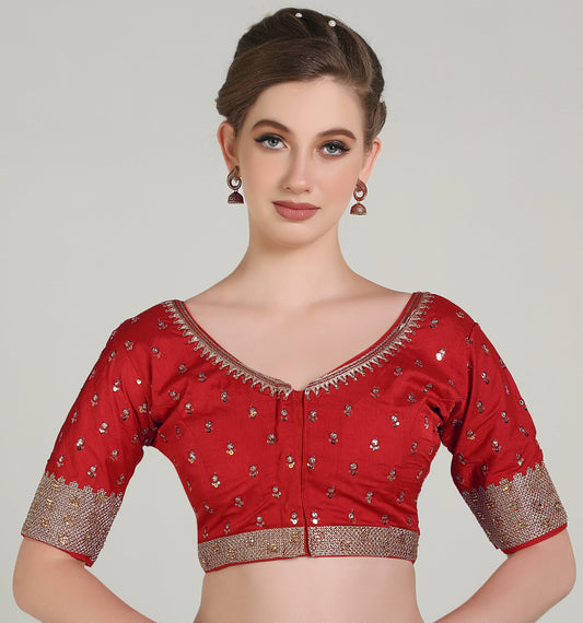 Top 10 Trending Red Blouse Designs for Every Occasion